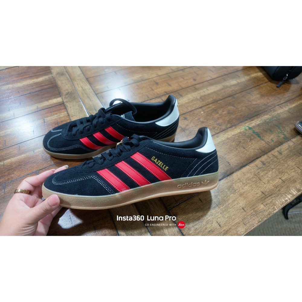 Adidas Gazelle Indoor Core Black Better Scarlet IH9653 Mens Size 10.5 NWT